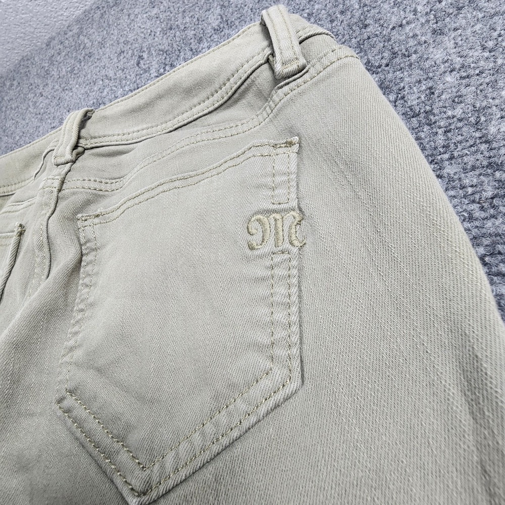 Miss Me Women's 24 Easy Ankle Skinny Jeans Olive Sage Green Military Surplus - Picture 5 of 11
